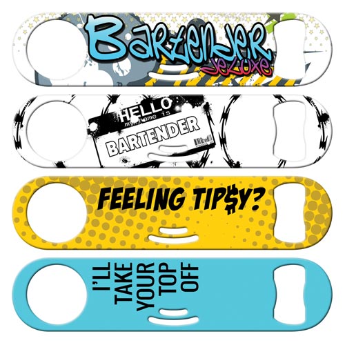 Bartender favorites cocktail strainer bottle openers