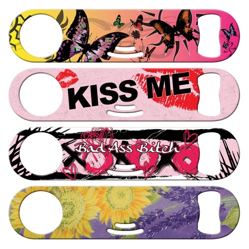 Cute and girly cocktail strainer bottle openers