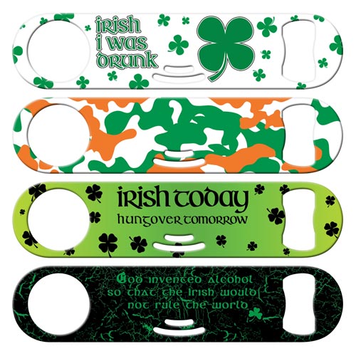 Irish love cocktail strainer bottle openers