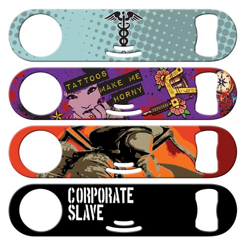 Professions cocktail strainer bottle openers