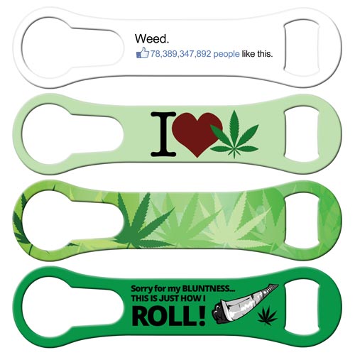 Weed fun V-Rod bottle openers